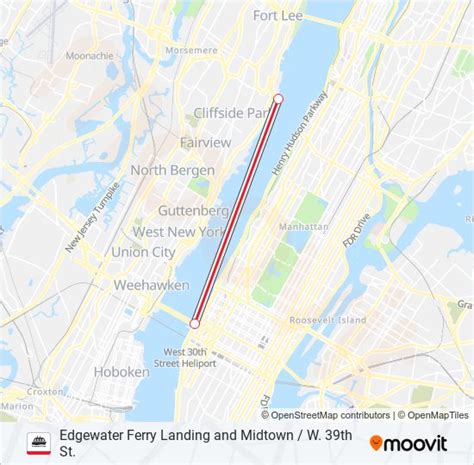 edgewater ferry schedule